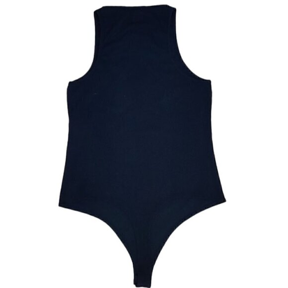 NWT AVEC LES FILLES Black ribbed tank bodysuit - Picture 4 of 12